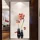 thumbnail image 2 of 1pc Chinese Style 3D Lotus In Vase Wall Stickers Vinyl Large Wall Decals Art Decorations Decor For Bedroom Living Room Office Study Room Murals, 2 of 2