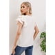 thumbnail image 2 of Polera Mujer Manga Corta Semi Formal Casual Con Volantes 317, 2 of 3