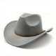 thumbnail image 1 of 1pc Breathable Sunshade Ethnic Style Cowboy Hat For Men Women, 1 of 3
