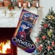 thumbnail image 1 of Onward (Unidos) Tema: Calcetines de Navidad, fino lino blanco para colgar en escaleras y chimenea, decoración navideña para el hogar, regalo de Navidad. 45cm × 32cm, 1 of 5
