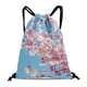 thumbnail image 1 of Flor de Cerezo Mochila de Cuerdas para Deportes y Gimnasio, Bolsa de Cuerdas Resistente al Agua, Bolsa Cinch, 30×40cm, 1 of 6