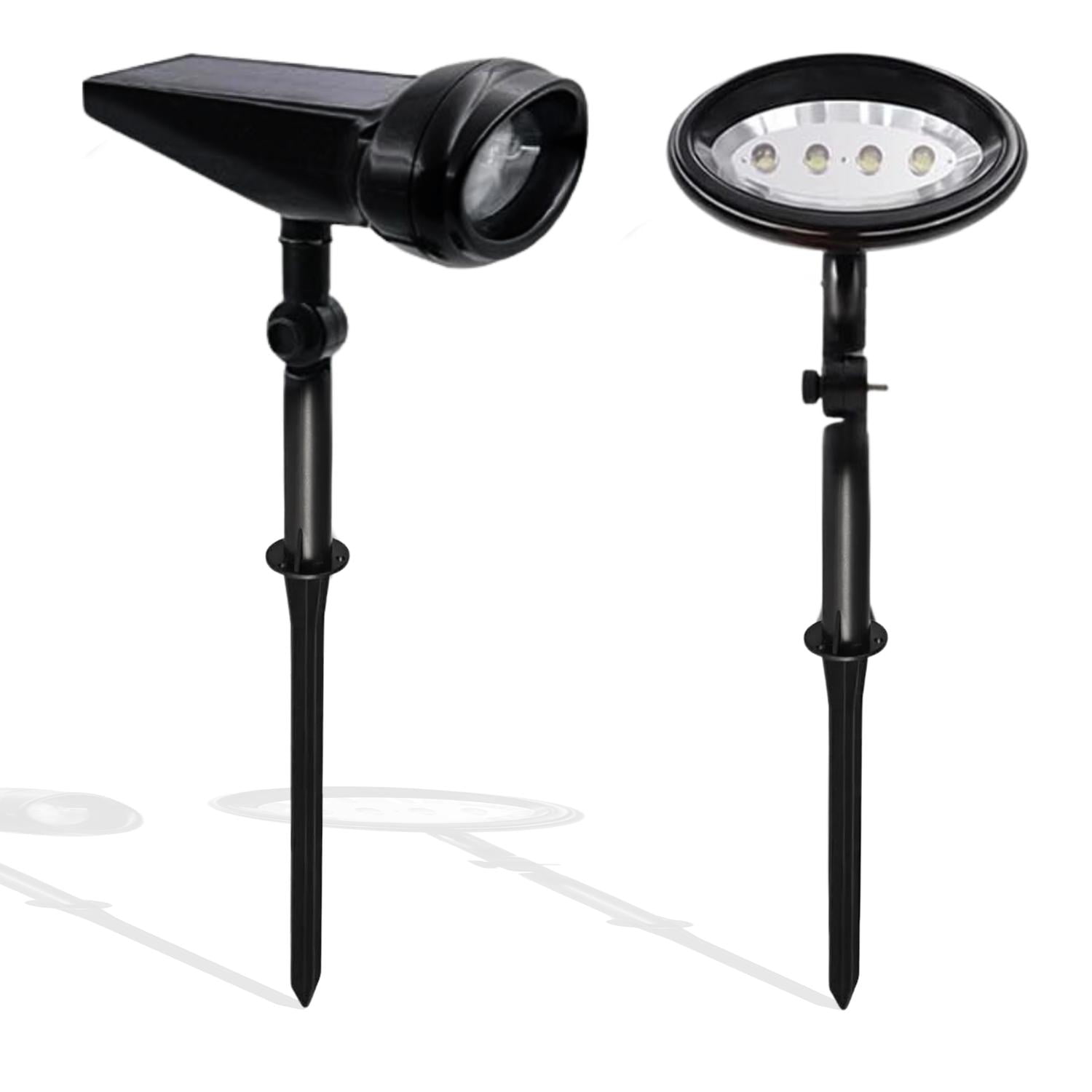Pro Outdoor - Foco Estaca Para Exterior Led Solar Contra Agua Negro