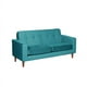 thumbnail image 2 of Sofa Salerno 2C Tela Velvet Turquesa, 2 of 4