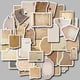 thumbnail image 3 of 40pcs/pet Retro Stamp Newspaper Graffiti Stickers Children's Diy Stationery Computer Stickers Student Stationery, 3 of 4