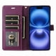 thumbnail image 2 of FOXDOCK Funda tipo Cartera para iPhone 16 Plus – Cubierta de Cuero PU con Múltiples Ranuras, Bolsillo para Efectivo y Correa de Muñeca, 2 of 6