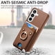 thumbnail image 3 of Funda FOXDOCK para Samsung Galaxy S26 Pro billetera, soporte ajustable y diseño seguro-marrón, 3 of 6
