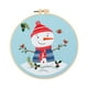 thumbnail image 5 of Kit De Inicio De Bordado Navideño Con Bastidor De Bordado Para Principiantes, Punto De Cruz, Muñeco De Nieve, 5 of 5