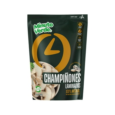 Champiñones Laminados Congelado Bolsa 350 G Minuto Verde