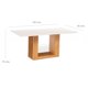 thumbnail image 3 of Mesa de Comedor Elegante Ariela Rectangular Blanca, 3 of 6