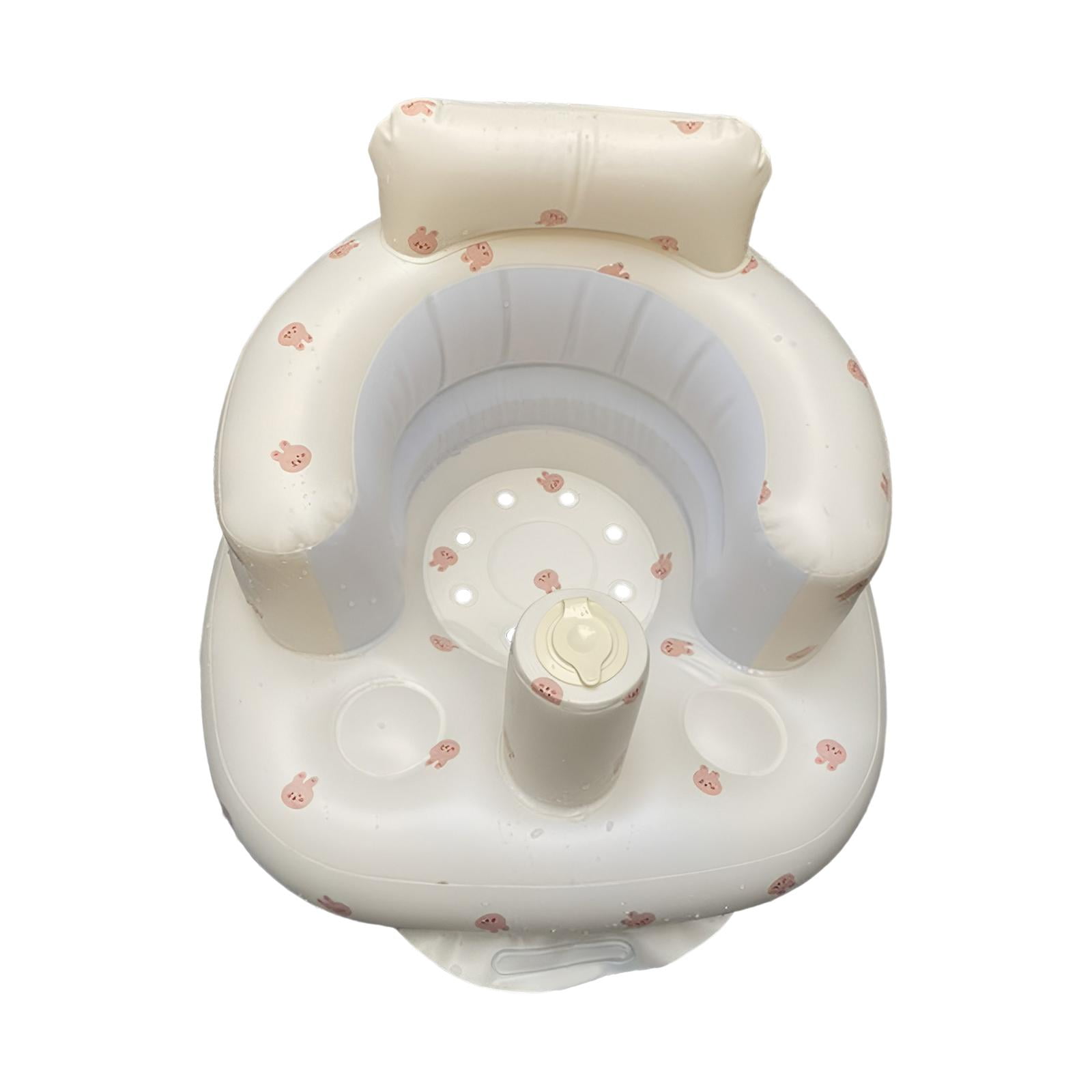 Magideal - Asiento De Suelo Para Bebé, Silla De Ducha Para Pequeños De 3 A 36 Meses, Juguete De Agua Portátil De Verano, Sofá De Apoyo Para La Espalda Infa Conejo