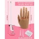thumbnail image 2 of Mano de práctica para uñas acrílicas LIONVISON Silicone con soporte, 2 of 7