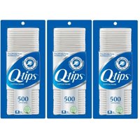 Q-Tips - Bastoncillos De Algodón, 500 Unidades (Paquete De 3)