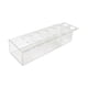thumbnail image 5 of Florero Rectangular Florero De Acrílico Florero Para Mesa Centro De Mesa Hogar Boda 25x10x6.5cm 12 Agujeros, 5 of 6