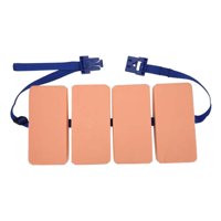 Ioensy - Cinturón De Natación Flotante De Cintura Eva De Seguridad Con Flotador Trasero Para Principiantes, Adultos, Niños, 4 Piezas, Tablas De 145 Cm