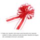 thumbnail image 4 of Uxcell Gran Lazo de Tirón Organza para Envolver Regalos Cintas para Bodas Presentes de Navidad Rojo, 4 of 6