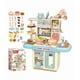 thumbnail image 1 of Cocina de juguete Kitchen 32 piezas juego para niñas y niños celeste, 1 of 3