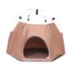 thumbnail image 1 of Tienda Para Mascotas Nido Verano Perrera Universal Casa Para Perros Para Acampar Gatos Cachorro Cachorro Marrón, 1 of 5