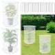 thumbnail image 1 of 4 Paquete Pop Up Plant Cubre La Carpa De Los Animales 20 H X 13 D Insecto Barrier Mall Plant Guard Cover Net White Garden Plant Protectors Mini Greenhouse Plant Protection Cage Con Stakes, 1 of 3