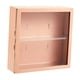 thumbnail image 1 of Caja De Almacenamiento Transparente De 2 Capas, Organizador Para Mini Juguetes, Figura De Acción, Café, 1 of 5