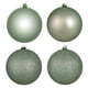 thumbnail image 1 of Juego de adornos Vickerman Frosty Mint, 6 cm, 4 bolas con acabado (4 unidades), 1 of 4