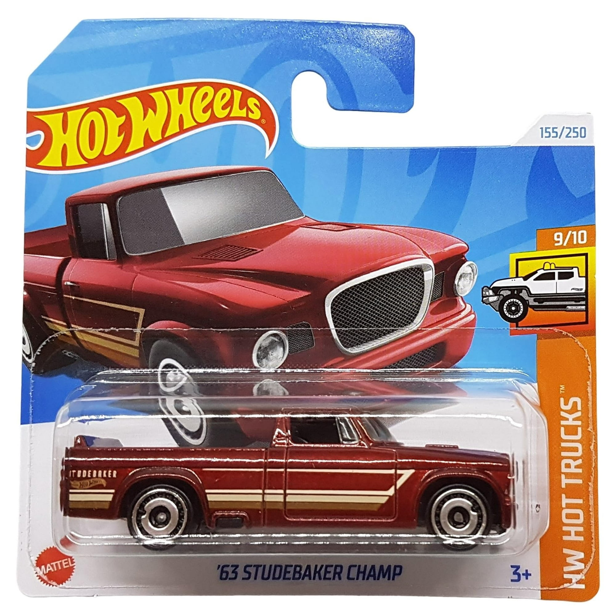 Hot Wheels 63 Studebaker Champ Red HW Hot Trucks fundidos | Lider