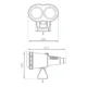 thumbnail image 4 of Binocular Pirata Mega Juego Niños Patio Turqueza, 4 of 4