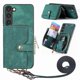 thumbnail image 1 of Funda Tipo Cartera con Correa Cruzada para Samsung Galaxy S23 Protección Contra Golpes Verde, 1 of 6