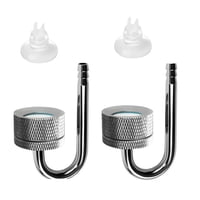 Magideal - Difusor De Co2 Para Acuario, Atomizador Con Ventosas, Purificador De Aire De Dióxido De Carbono Multifuncional Para Peceras Hidropónicas, 2 Unidades