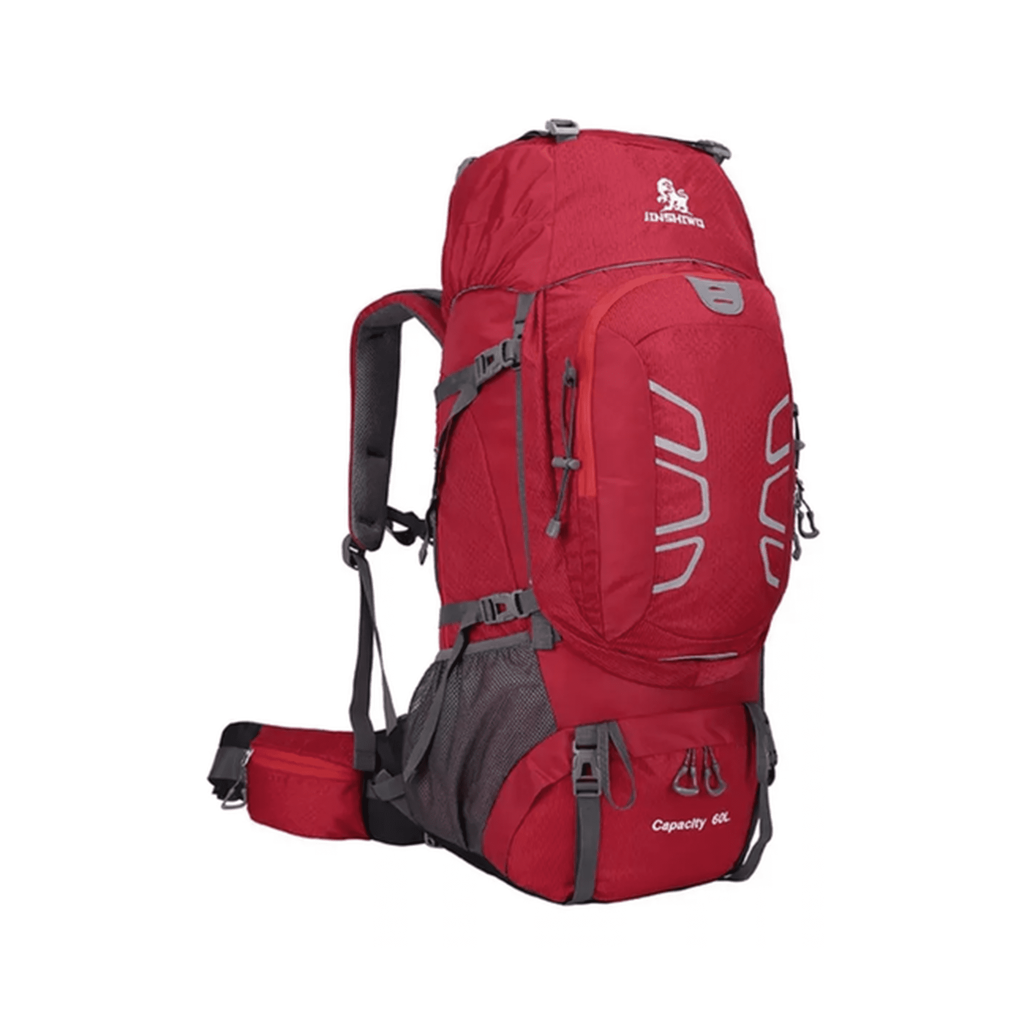 Genérico - Mochila Impermeable 60l Color Rojo