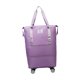 thumbnail image 5 of Bolsa De Lona Con Ruedas Para Ropa, Bolso De Mano Con Ruedas Para Exteriores, Deportes, Fitness, Color Morado, 5 of 5