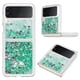 thumbnail image 1 of Funda Para Sansung Galaxy Z Flip 4 Con Brillo Líquido, Protección Completa Y Soporte De Anillo Giratorio, 1 of 4