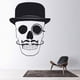 thumbnail image 2 of Decomural Skull & Hat Halloween WS-32829, 2 of 2