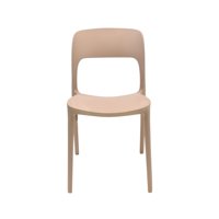 Silla Plástico Apilable Deco Nuremberg Beige Escandinavia