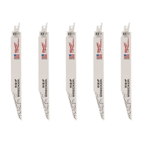 Hoja De Sierra Sable 5 Unds Milwaukee 152Mm 48-00-5706