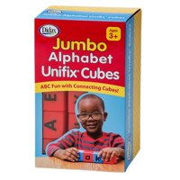 Set De 30 Cubos Unifix Didax Jumbo Con Alfabeto Para Prekínder Y Kínder