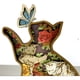 thumbnail image 2 of Figura decorativa gato felino de madera, 2 of 3