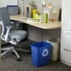 thumbnail image 2 of Basurero Rubbermaid Recycling, 26,5 l/ 7 galones, azul, 2 of 3