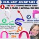 thumbnail image 2 of Protector bucal juvenil Oral Mart con correa y diseño de bandera, 2 of 8