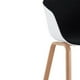thumbnail image 3 of Silla De Comedor Napoles Negro Blanco, 3 of 7