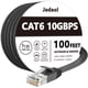 thumbnail image 1 of Cable Ethernet Jadaol Cat 6 de 30 m para exteriores e interiores, 10 Gbps, negro, 1 of 7