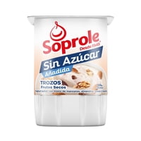 Yoghurt Batido Sin Azúcar Con Trozos De Frutos Secos Pote 155 G Soprole