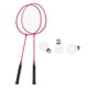 thumbnail image 3 of 2 Raquetas De Bádminton Con 3 Bolas De Nailon Raquetas De Bádminton De Entrenamiento Familiar Rosa, 3 of 5