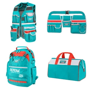 Kit Bolso + Mochila + Chaleco + Estuche Total