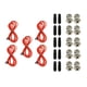 thumbnail image 2 of cable de cuerda de salto de repuesto cuerda de ajuste del cable de velocidad tornillos tapa lateral rojo, 2 of 5