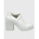 thumbnail image 4 of Botin para mujer charol con taco Blanco, 4 of 4
