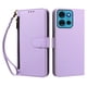 thumbnail image 1 of Funda Tipo Billetera para Motorola Moto G75 5G con Soporte y Bolsillo con Cierre Morado, 1 of 1