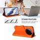thumbnail image 4 of Xiaomi 17 Ultra Funda Billetera con Estampado de Gato, Naranja, 4 of 6