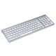 thumbnail image 3 of Teclado Inalámbrico Portátil USB 2.4G Silencioso 104 Teclas Para Computadora PC Plata, 3 of 5