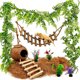 thumbnail image 1 of Set de Accesorios para Terrario de Gecko: Puente y Plantas, 1 of 3