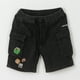 thumbnail image 1 of Short Niño Negro Denim Print Personajes Minecraft, 1 of 4
